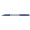 Paper Mate Flair Felt Tip Stick Marker Pen, 0.4mm, Asstd Ink, Gray Barrel, PK16 2027233